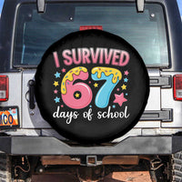 I Survived 67 Days of School Spare Tire Cover Cute 6 7 Six Seven Chaos Survivor for Students Teachers - Wonder Print Shop