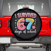 I Survived 67 Days of School Spare Tire Cover Cute 6 7 Six Seven Chaos Survivor for Students Teachers - Wonder Print Shop