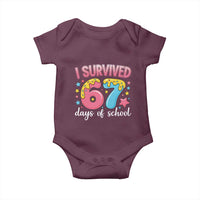 I Survived 67 Days of School Baby Onesie Cute 6 7 Six Seven Chaos Survivor for Students Teachers - Wonder Print Shop