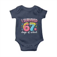 I Survived 67 Days of School Baby Onesie Cute 6 7 Six Seven Chaos Survivor for Students Teachers - Wonder Print Shop