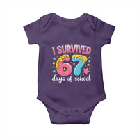 I Survived 67 Days of School Baby Onesie Cute 6 7 Six Seven Chaos Survivor for Students Teachers - Wonder Print Shop