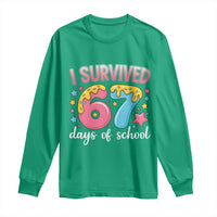 I Survived 67 Days of School Long Sleeve Shirt Cute 6 7 Six Seven Chaos Survivor for Students Teachers - Wonder Print Shop