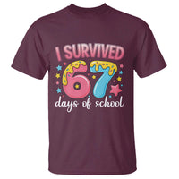 I Survived 67 Days of School T Shirt Cute 6 7 Six Seven Chaos Survivor for Students Teachers - Wonder Print Shop