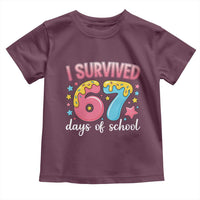 I Survived 67 Days of School Toddler T Shirt Cute 6 7 Six Seven Chaos Survivor for Students Teachers - Wonder Print Shop