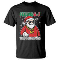 Feeling 67 This Christmas T Shirt Funny Cool Santa Six Seven Meme Holiday - Wonder Print Shop