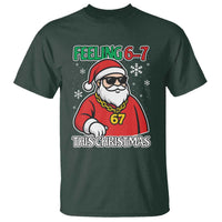 Feeling 67 This Christmas T Shirt Funny Cool Santa Six Seven Meme Holiday - Wonder Print Shop