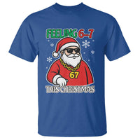 Feeling 67 This Christmas T Shirt Funny Cool Santa Six Seven Meme Holiday - Wonder Print Shop