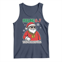 Feeling 67 This Christmas Tank Top Funny Cool Santa Six Seven Meme Holiday - Wonder Print Shop