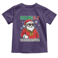 Feeling 67 This Christmas Toddler T Shirt Funny Cool Santa Six Seven Meme Holiday - Wonder Print Shop
