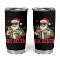 Cool Santa Six Seven Meme Christmas Tumbler Cup Funny 67 Holiday Hand Sign with Hipster Vibes - Wonder Print Shop