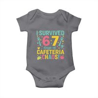 I Survived 67 Days of Cafeteria Chaos Baby Onesie Funny School Lunch Duty - Wonder Print Shop
