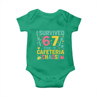 I Survived 67 Days of Cafeteria Chaos Baby Onesie Funny School Lunch Duty - Wonder Print Shop