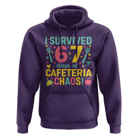 I Survived 67 Days of Cafeteria Chaos Hoodie Funny School Lunch Duty - Wonder Print Shop