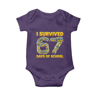 Funny School Bus Driver Baby Onesie I Survived 67 Days of School - Wonder Print Shop