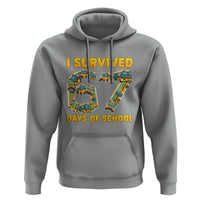 Funny School Bus Driver Hoodie I Survived 67 Days of School - Wonder Print Shop