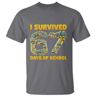 Funny School Bus Driver T Shirt I Survived 67 Days of School - Wonder Print Shop