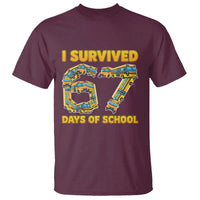 Funny School Bus Driver T Shirt I Survived 67 Days of School - Wonder Print Shop