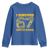 Funny School Bus Driver Youth Sweatshirt I Survived 67 Days of School - Wonder Print Shop