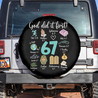 God Did It First 6 7 Spare Tire Cover Funny Christian Bible Verse Meme 67 References - Wonder Print Shop