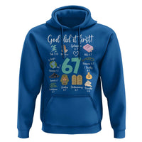 God Did It First 6 7 Hoodie Funny Christian Bible Verse Meme 67 References - Wonder Print Shop