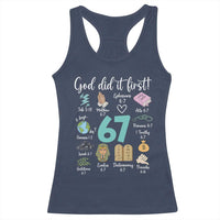 God Did It First 6 7 Racerback Tank Top Funny Christian Bible Verse Meme 67 References - Wonder Print Shop