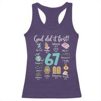 God Did It First 6 7 Racerback Tank Top Funny Christian Bible Verse Meme 67 References - Wonder Print Shop
