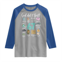God Did It First 6 7 Raglan Shirt Funny Christian Bible Verse Meme 67 References - Wonder Print Shop