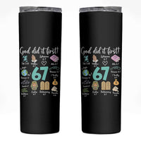God Did It First 6 7 Skinny Tumbler Funny Christian Bible Verse Meme 67 References - Wonder Print Shop