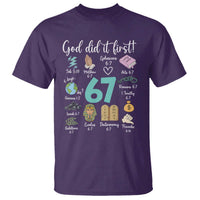 God Did It First 6 7 T Shirt Funny Christian Bible Verse Meme 67 References - Wonder Print Shop