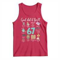 God Did It First 6 7 Tank Top Funny Christian Bible Verse Meme 67 References - Wonder Print Shop