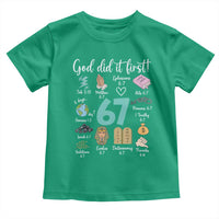 God Did It First 6 7 Toddler T Shirt Funny Christian Bible Verse Meme 67 References - Wonder Print Shop