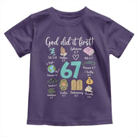 God Did It First 6 7 Toddler T Shirt Funny Christian Bible Verse Meme 67 References - Wonder Print Shop