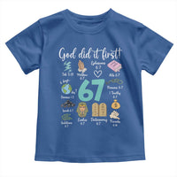 God Did It First 6 7 Toddler T Shirt Funny Christian Bible Verse Meme 67 References - Wonder Print Shop