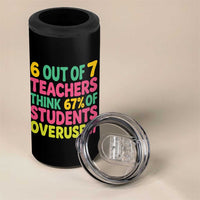 6 Out of 7 Teachers Think 67 Percent of Students Overuse 67 4 in 1 Can Cooler Tumbler Funny Viral Meme Educators - Wonder Print Shop