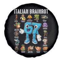 Italian Brainrot 67 Meme Spare Tire Cover Funny Six Seven Absurdist Viral Chaoscore Internet Humor Addicts - Wonder Print Shop