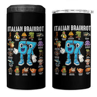 Italian Brainrot 67 Meme 4 in 1 Can Cooler Tumbler Funny Six Seven Absurdist Viral Chaoscore Internet Humor Addicts - Wonder Print Shop