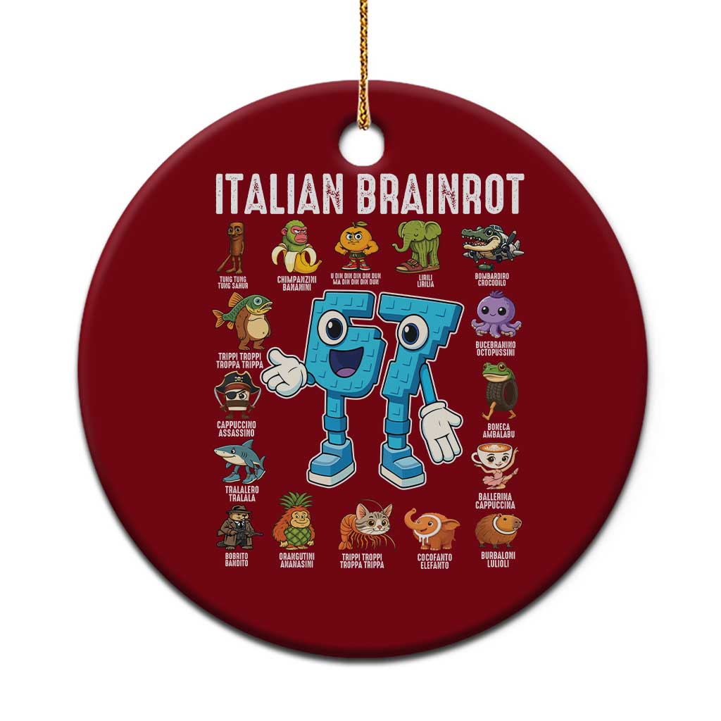Gingerbread Classroom 67 Meme Ceramic Ornament Funny Christmas Teacher My Students To Stop Saying Six Seven - Wonder Print Shop