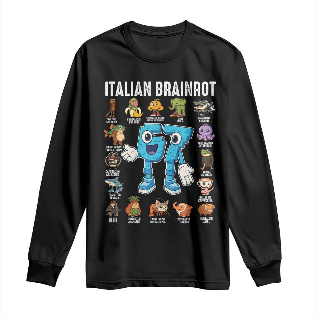 Gingerbread Classroom 67 Meme Long Sleeve Shirt Funny Christmas Teacher My Students To Stop Saying Six Seven - Wonder Print Shop