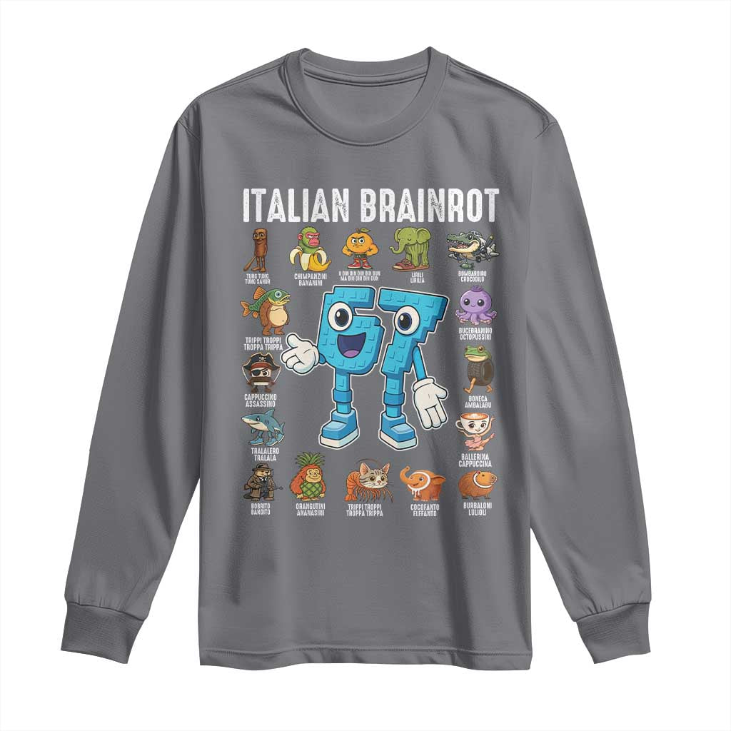 Gingerbread Classroom 67 Meme Long Sleeve Shirt Funny Christmas Teacher My Students To Stop Saying Six Seven - Wonder Print Shop