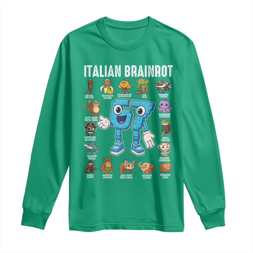 Gingerbread Classroom 67 Meme Long Sleeve Shirt Funny Christmas Teacher My Students To Stop Saying Six Seven - Wonder Print Shop