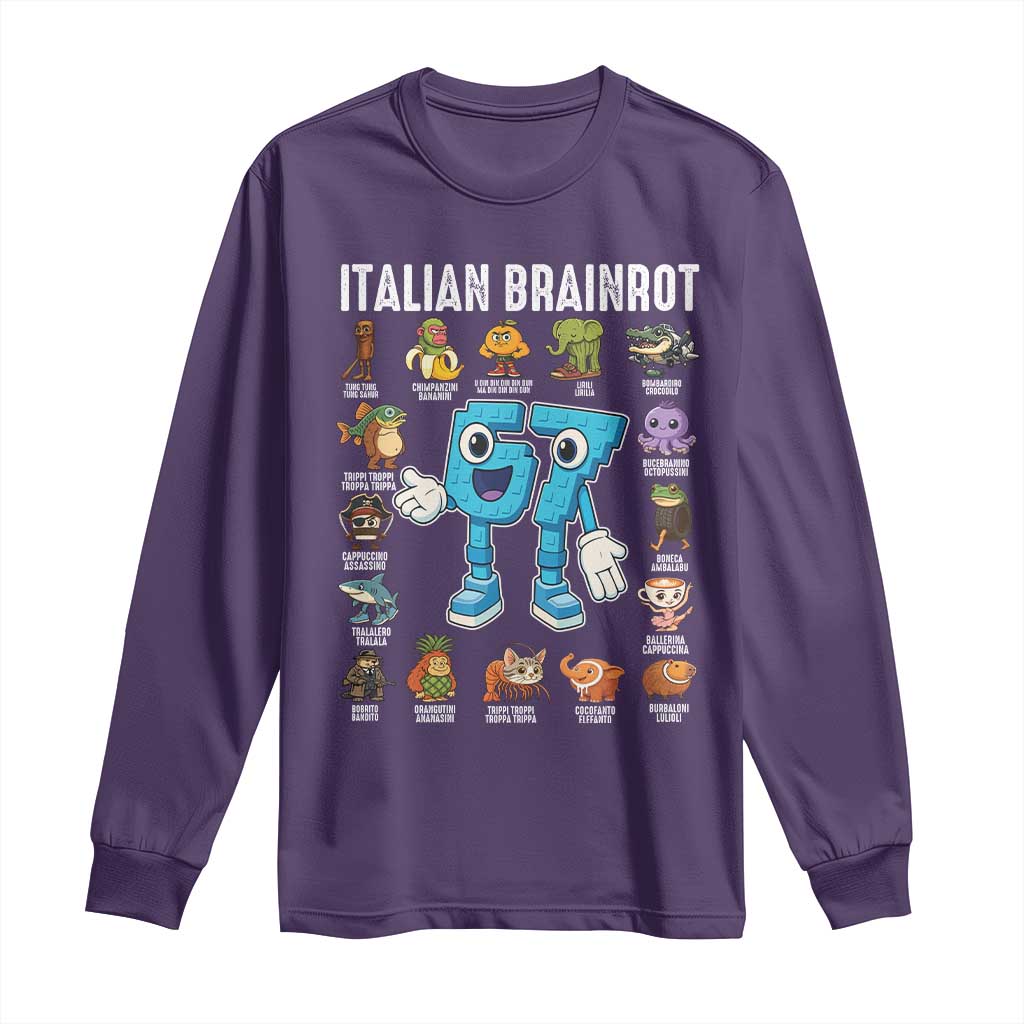 Gingerbread Classroom 67 Meme Long Sleeve Shirt Funny Christmas Teacher My Students To Stop Saying Six Seven - Wonder Print Shop