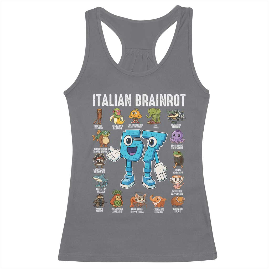 Gingerbread Classroom 67 Meme Racerback Tank Top Funny Christmas Teacher My Students To Stop Saying Six Seven - Wonder Print Shop