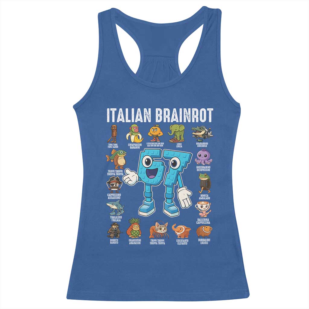 Gingerbread Classroom 67 Meme Racerback Tank Top Funny Christmas Teacher My Students To Stop Saying Six Seven - Wonder Print Shop