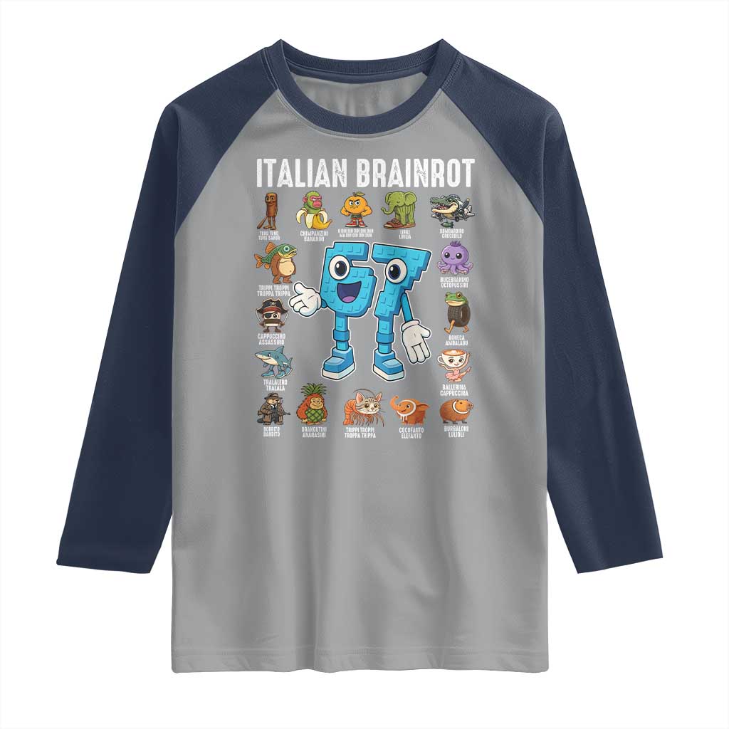Gingerbread Classroom 67 Meme Raglan Shirt Funny Christmas Teacher My Students To Stop Saying Six Seven - Wonder Print Shop