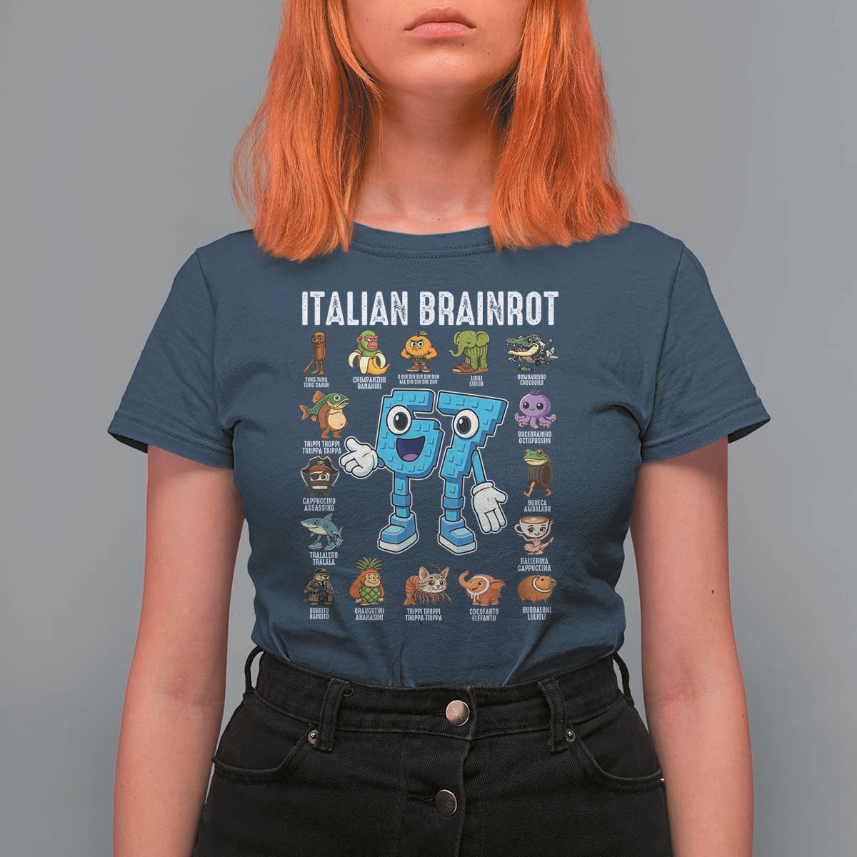 Gingerbread Classroom 67 Meme T Shirt For Women Funny Christmas Teacher My Students To Stop Saying Six Seven - Wonder Print Shop