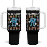 Italian Brainrot 67 Meme Tumbler With Handle Funny Six Seven Absurdist Viral Chaoscore Internet Humor Addicts - Wonder Print Shop