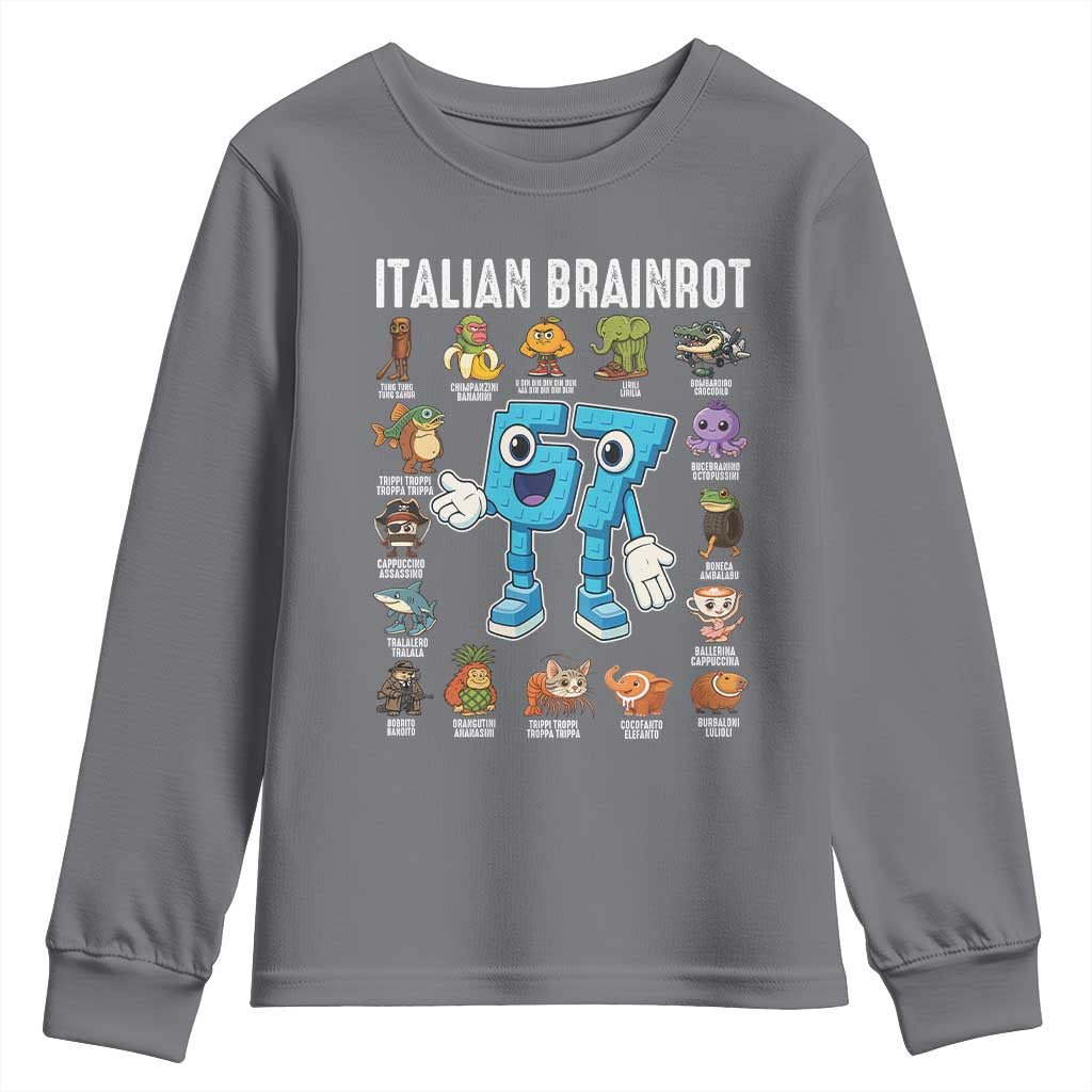 Gingerbread Classroom 67 Meme Youth Sweatshirt Funny Christmas Teacher My Students To Stop Saying Six Seven - Wonder Print Shop