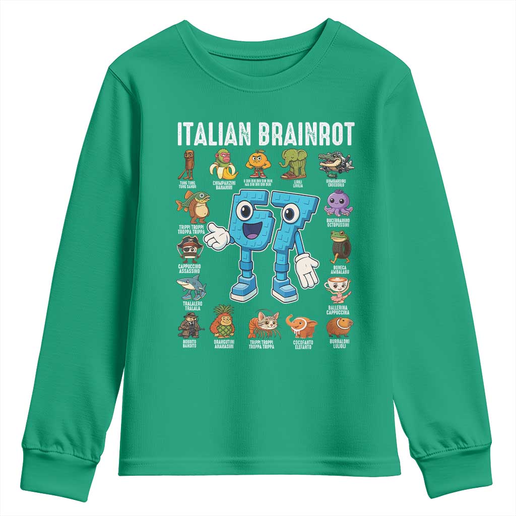 Gingerbread Classroom 67 Meme Youth Sweatshirt Funny Christmas Teacher My Students To Stop Saying Six Seven - Wonder Print Shop