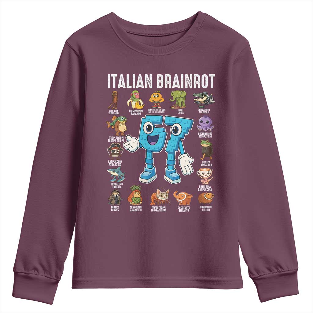 Gingerbread Classroom 67 Meme Youth Sweatshirt Funny Christmas Teacher My Students To Stop Saying Six Seven - Wonder Print Shop