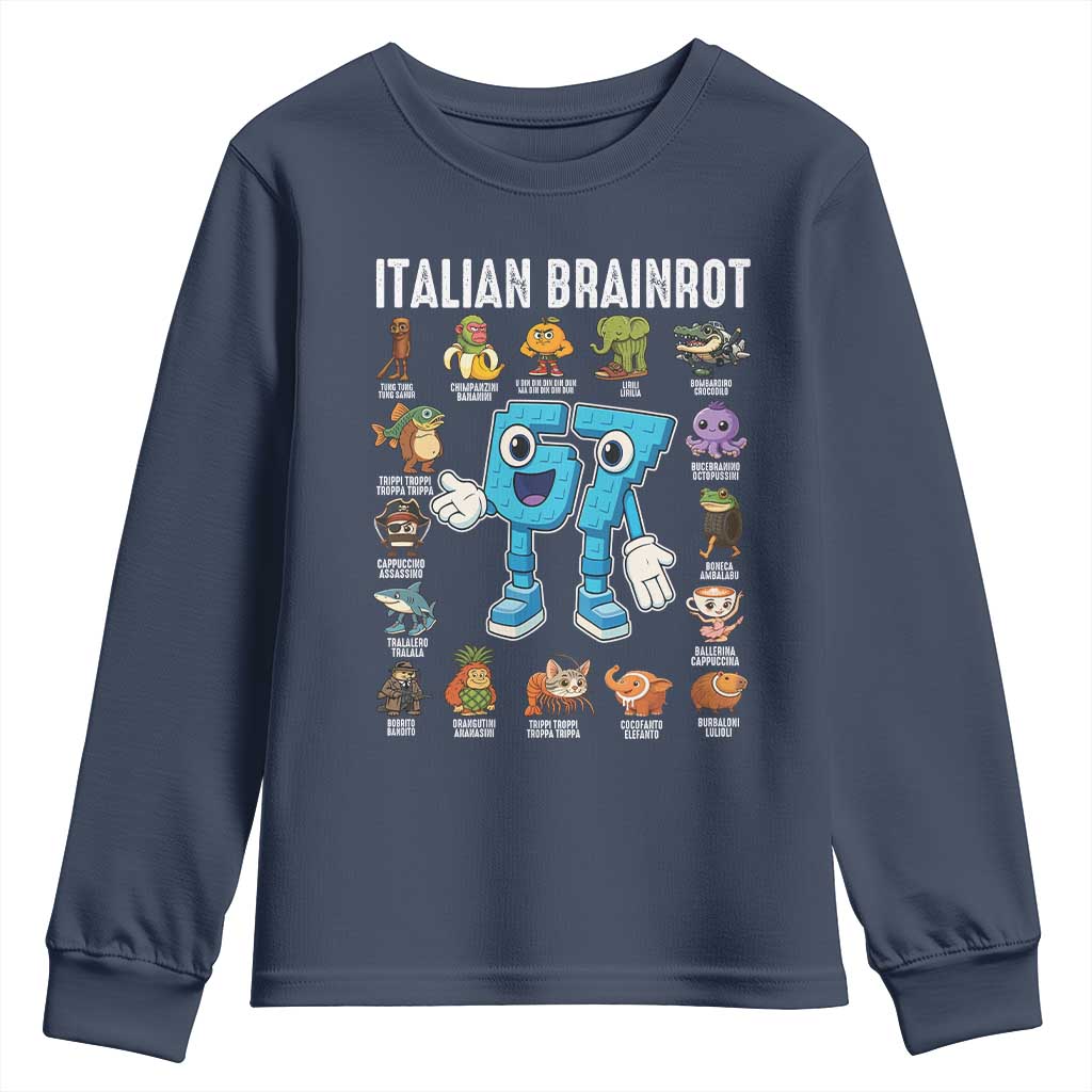 Gingerbread Classroom 67 Meme Youth Sweatshirt Funny Christmas Teacher My Students To Stop Saying Six Seven - Wonder Print Shop